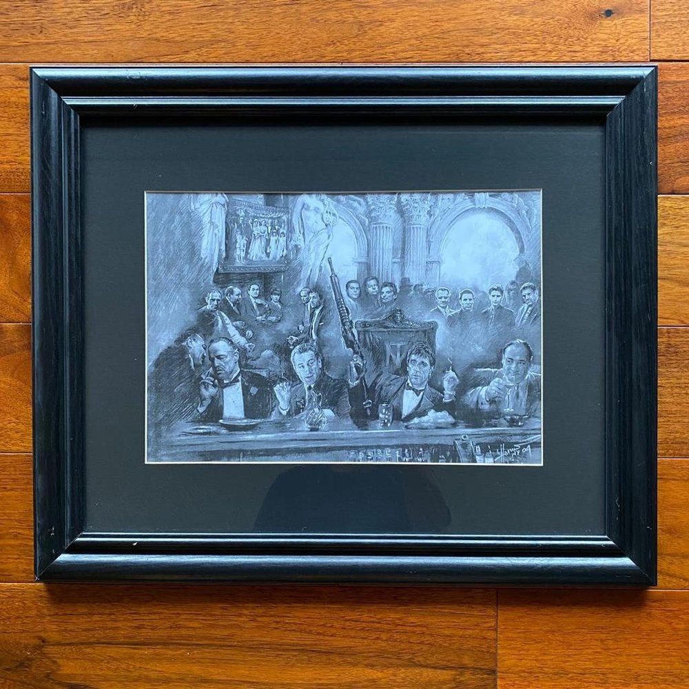 Make Way For The Bad Guys Signed Art Print By Ylli Haruni-Matted Framed